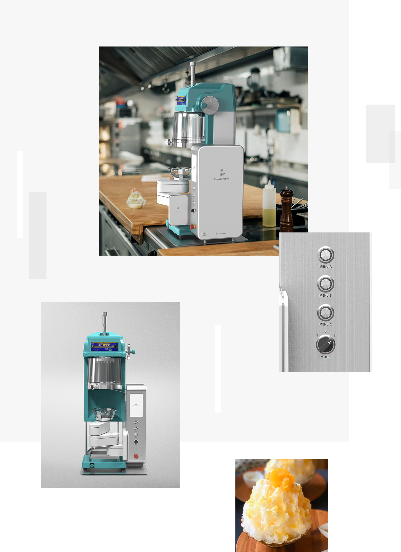 「かき氷」調理の手間とコストを圧倒的削減